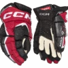 CCM JetSpeed FT6 Pro Junior Hockey Gloves -Ccm HGFT6PRO BKRW 01